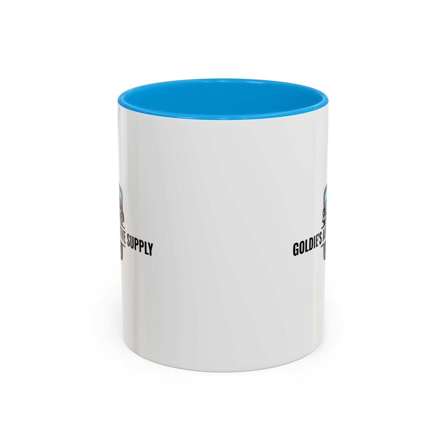 Goldie's Automotive Supply - Light Blue - Color Matched Logo - 11oz Mug