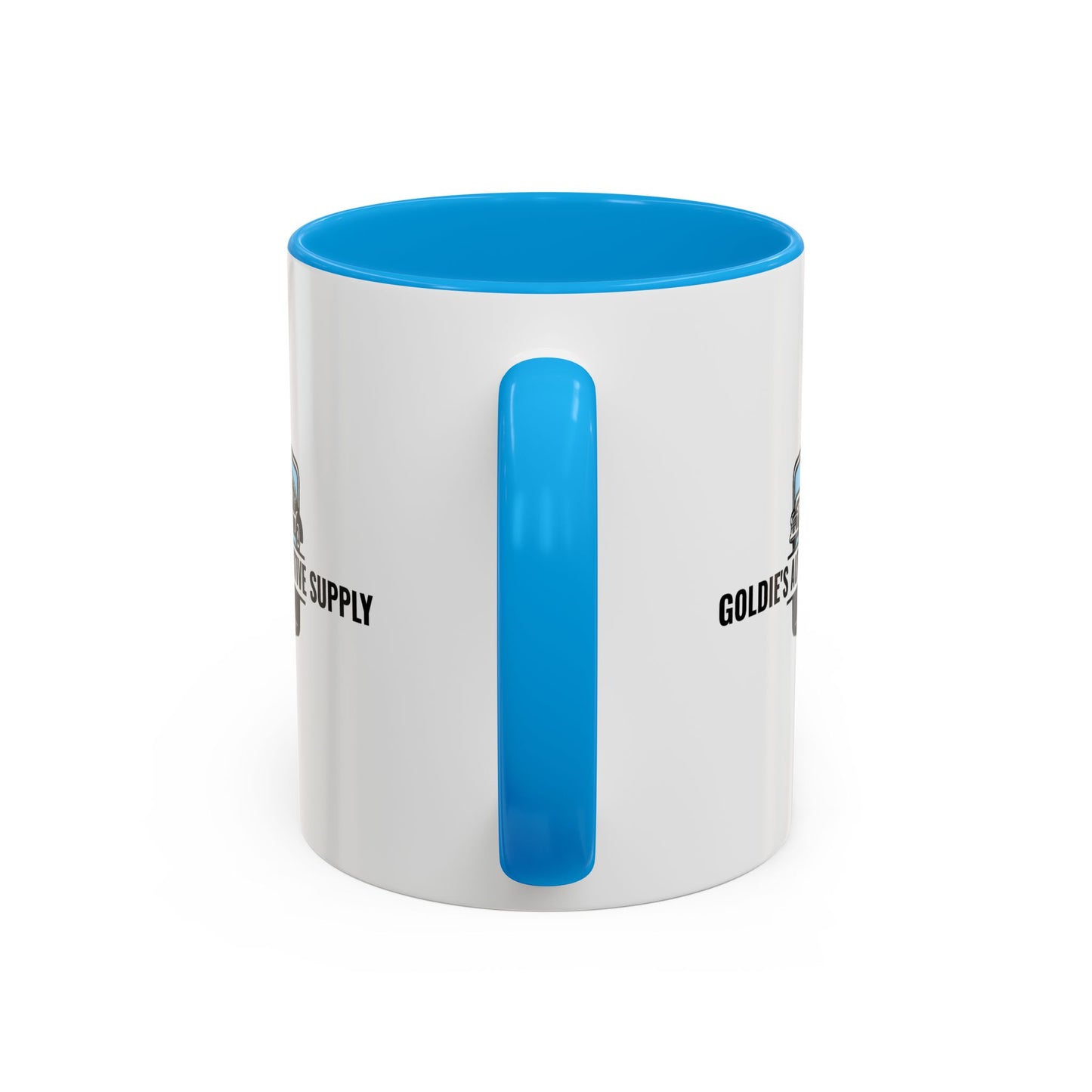 Goldie's Automotive Supply - Light Blue - Color Matched Logo - 11oz Mug