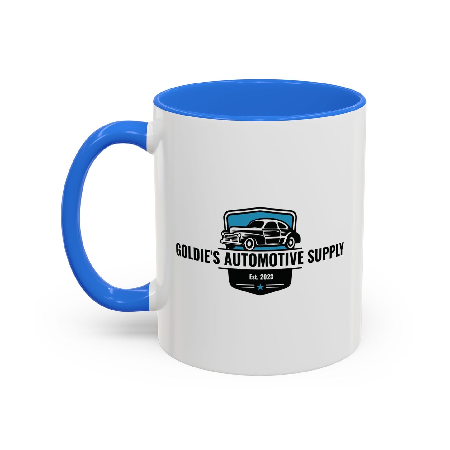Goldie's Automotive Supply - Cambridge Blue - Color Matched Logo - 11oz Mug