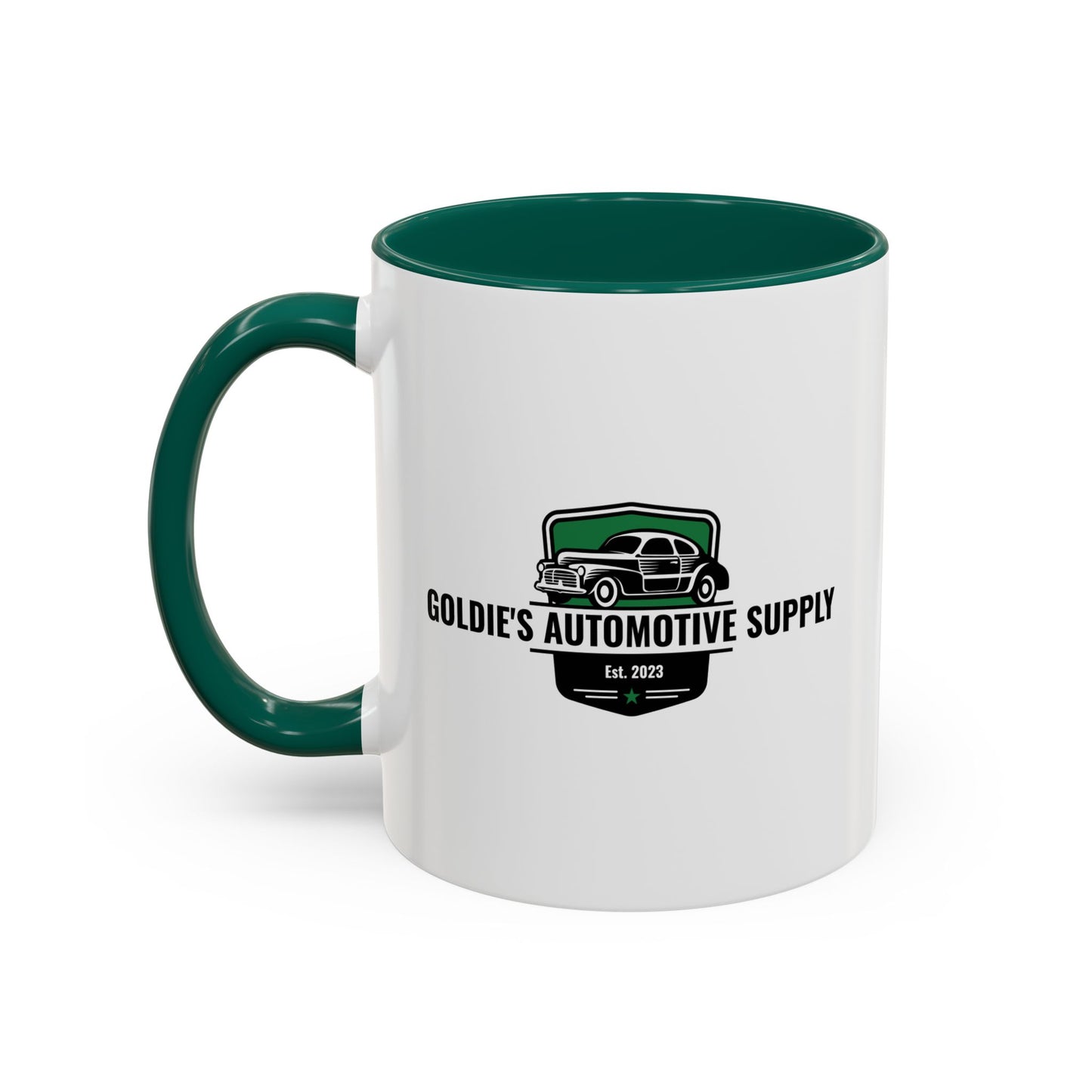 Goldie's Automotive Supply - Green - Color Matched Logo - 11oz Mug