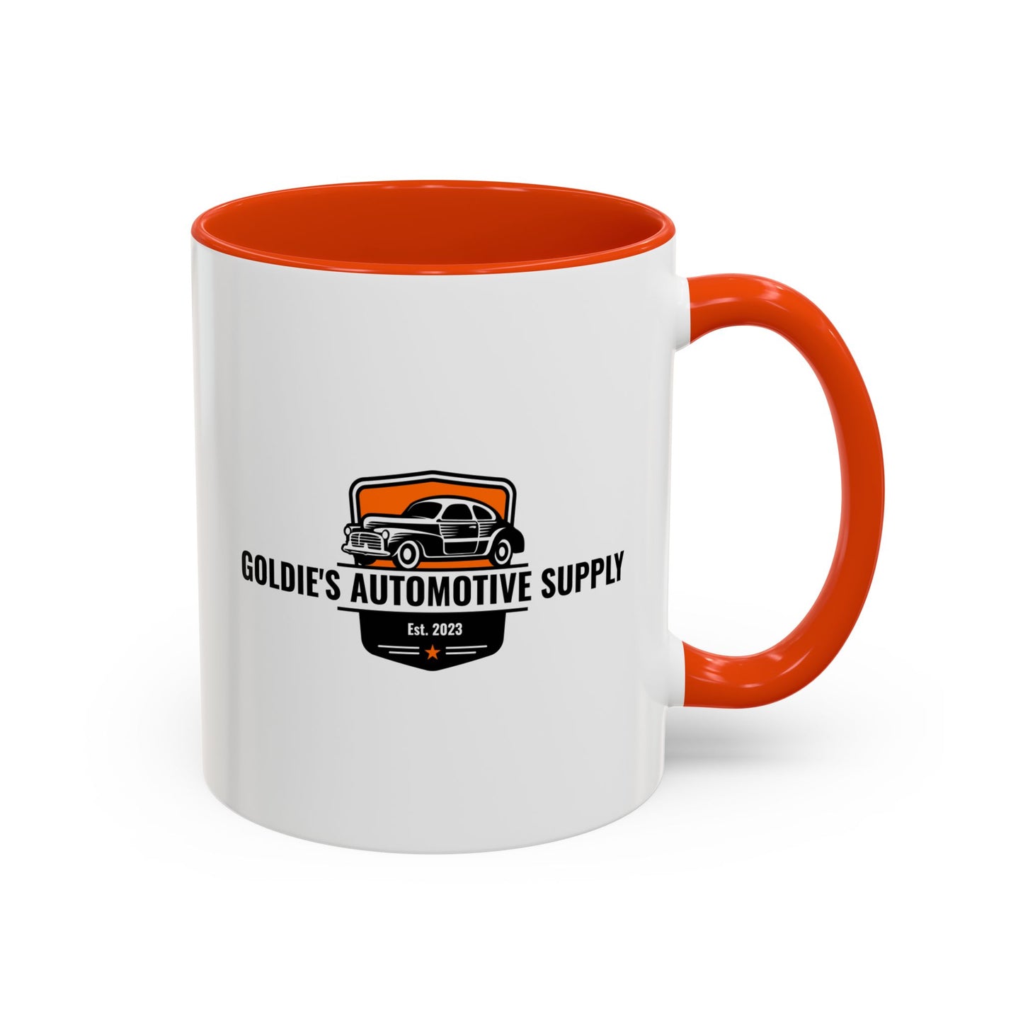Goldie's Automotive Supply - Orange - Color Matched Logo - 11oz Mug