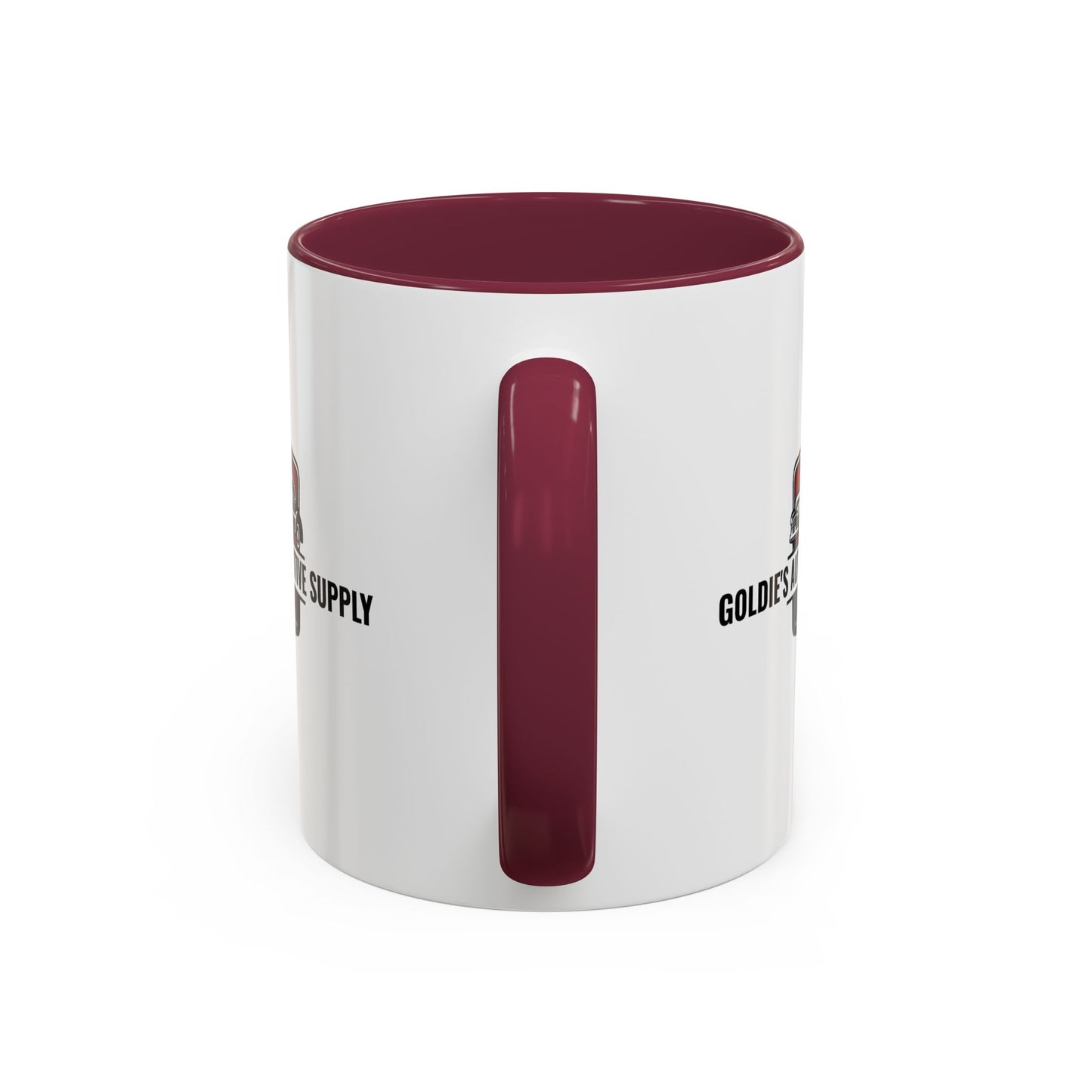Goldie’s Automotive Supply - Maroon - Color Matched Logo - 11 oz mug