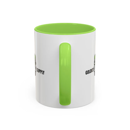Goldie's Automotive Supply - Lime Green - Color Matched Logo - 11oz Mug