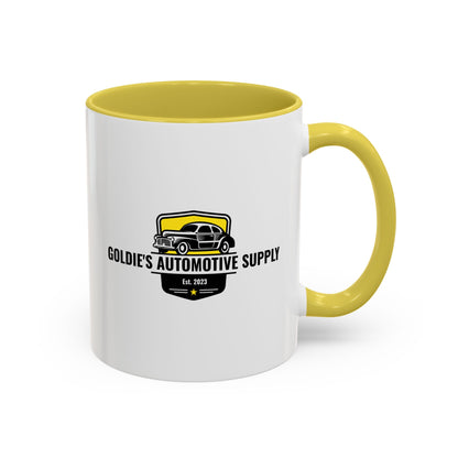 Goldie's Automotive Supply - Yellow - Color Matched Logo - 11oz Mug